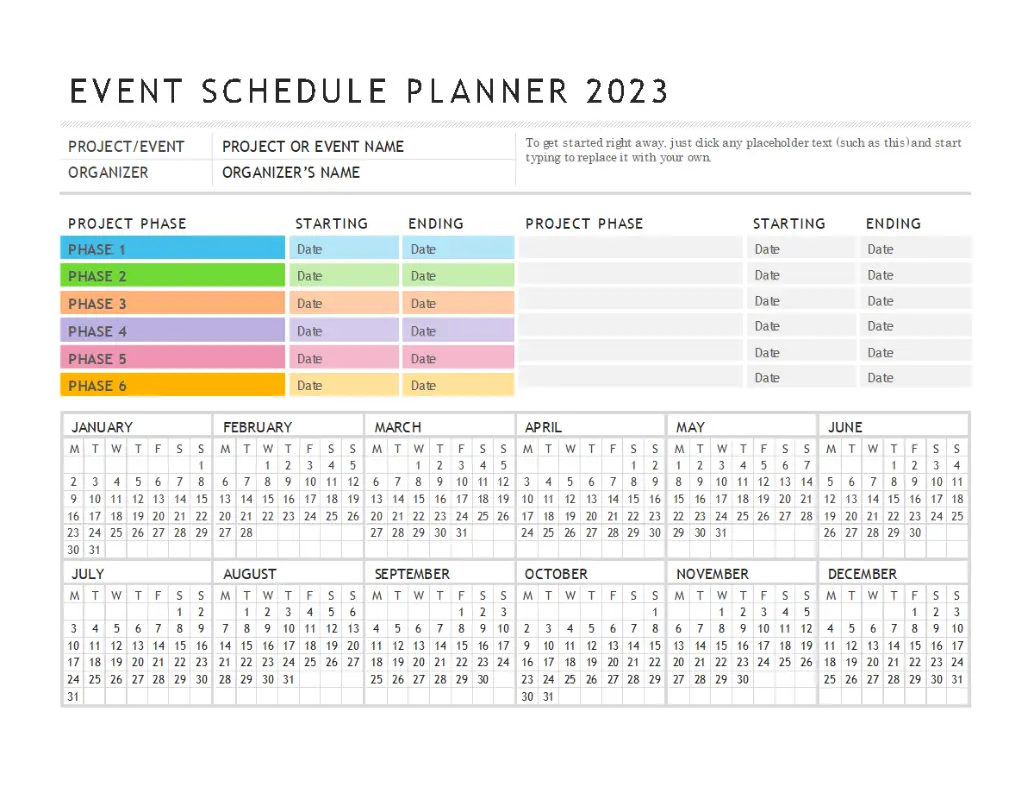 project presentation template word