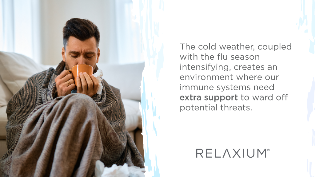 cold weather creates an environment where the immune system needs extra support