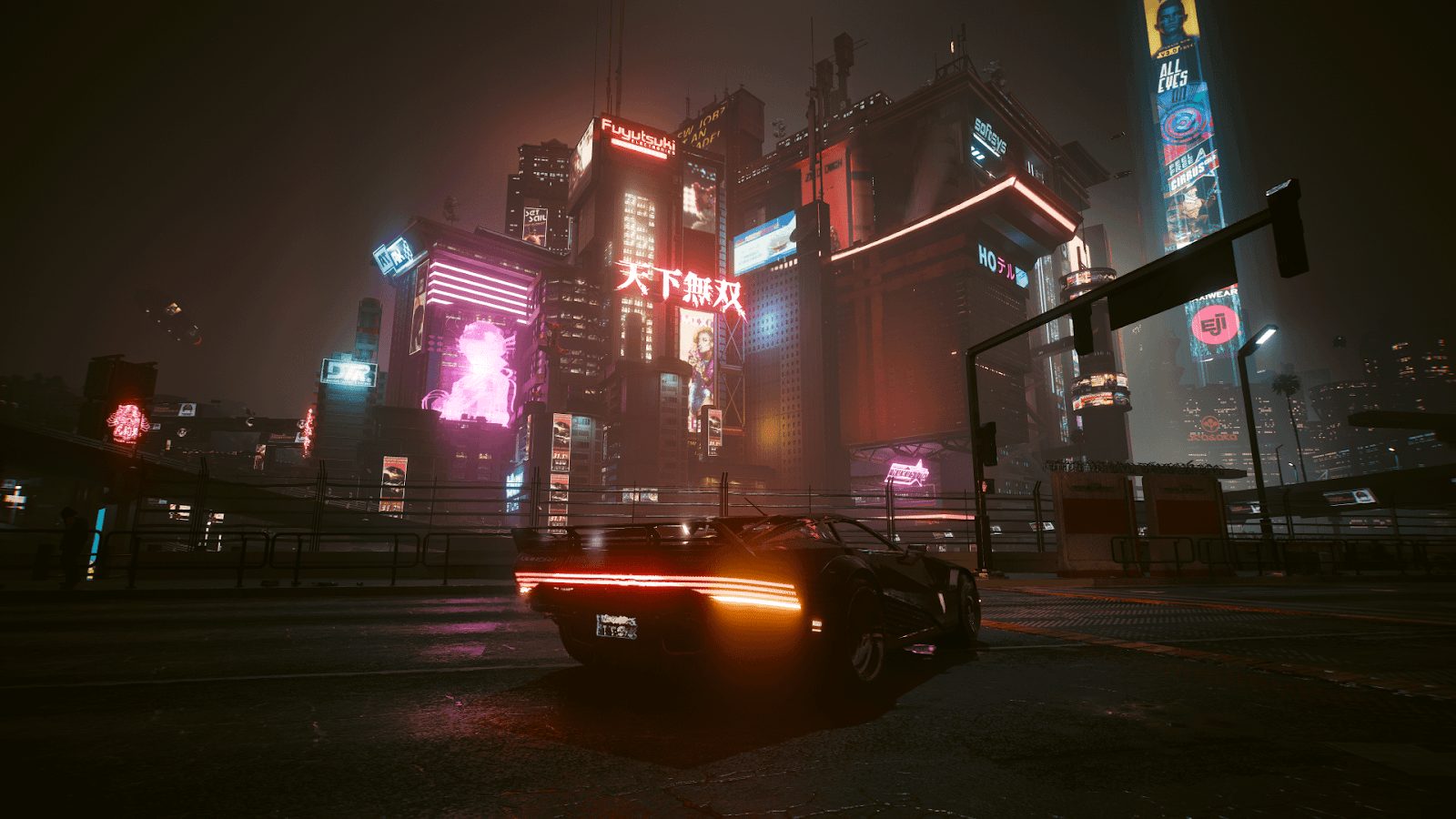 Sharing a screenshot. The game's use of neon lights is insane. It really  amplifies the futuristic/corpo-dominated vibe of Night City. :  r/cyberpunkgame