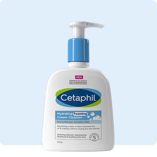 Cetaphil Hydrating Foaming Cream Cleanser giúp dưỡng ẩm cho da