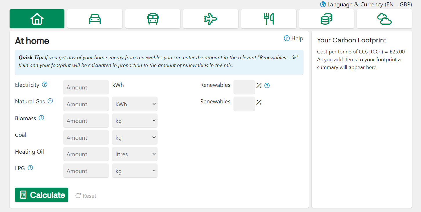 Carbon Calculator