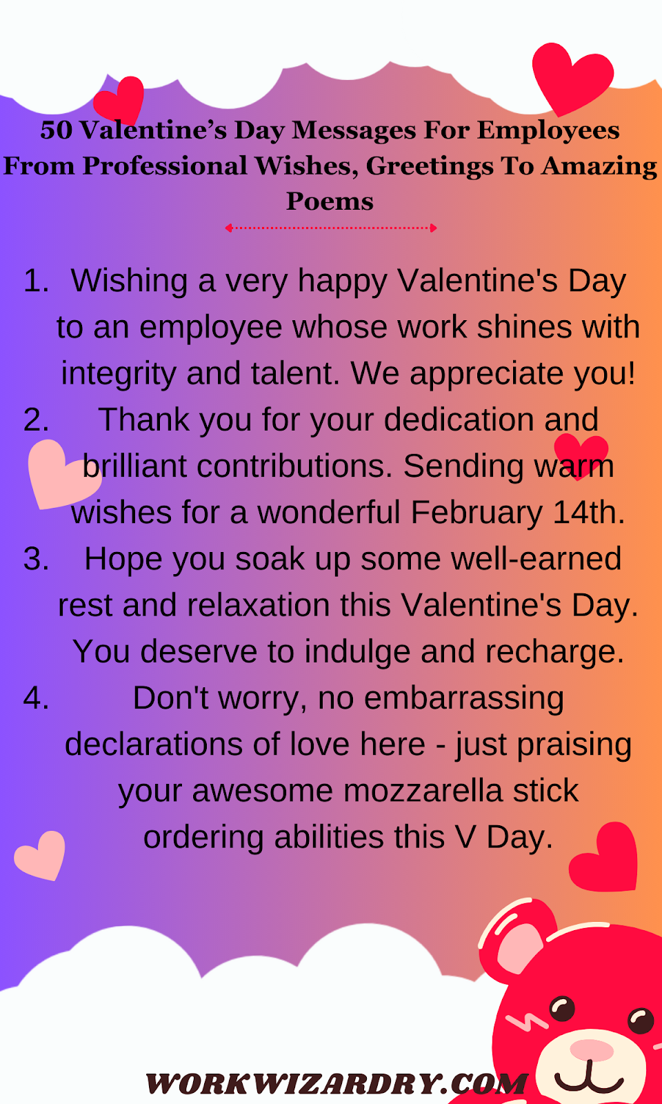 50 Valentine’s Day Messages For Employees From Professional Wishes
