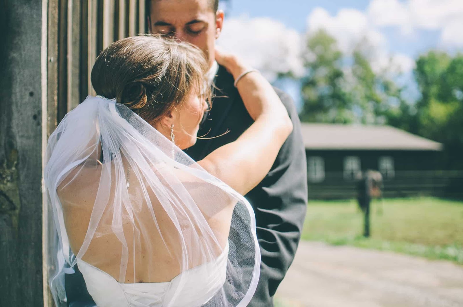 wedding hug