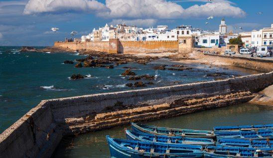 Essaouira sea and boats
