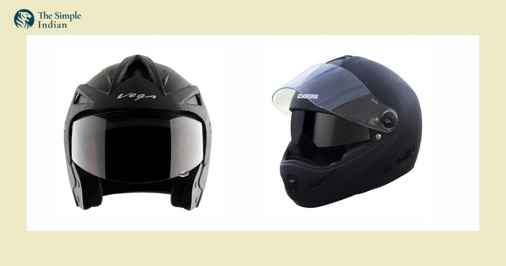 safe full or half face: Best Helmet Under 2000