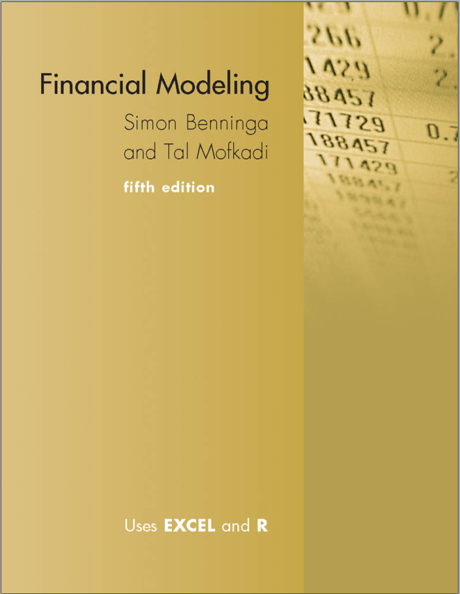 A book cover of a financial modeling

Description automatically generated