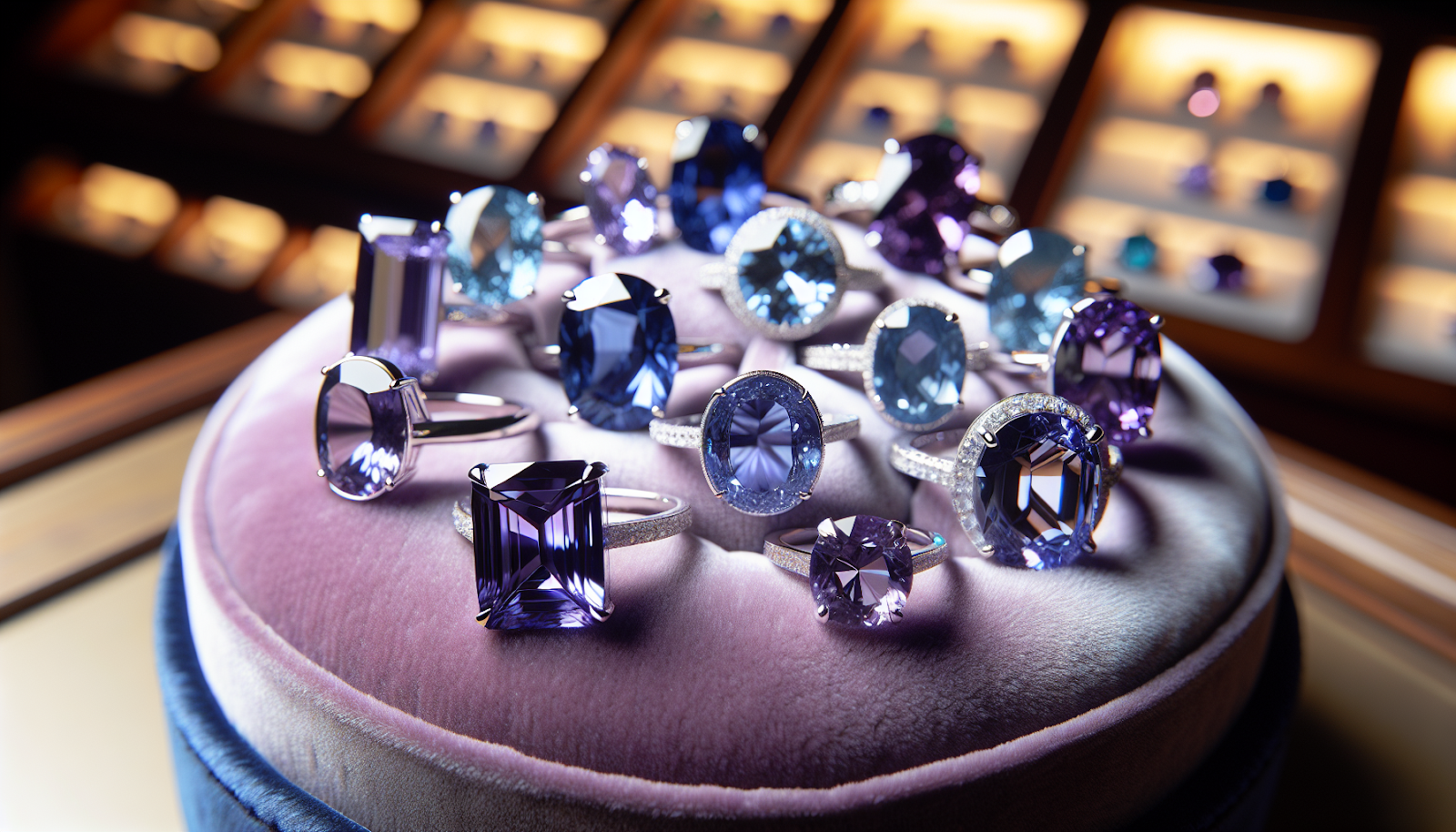 Choosing an iolite gemstone ring based on cut, color, and clarity
