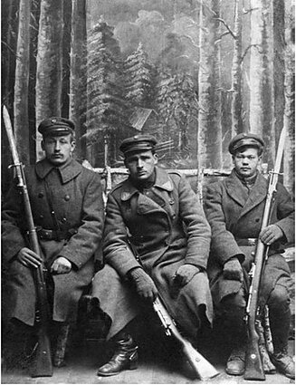 Литовські піхотинці часів визвольних змагань,1919 р.