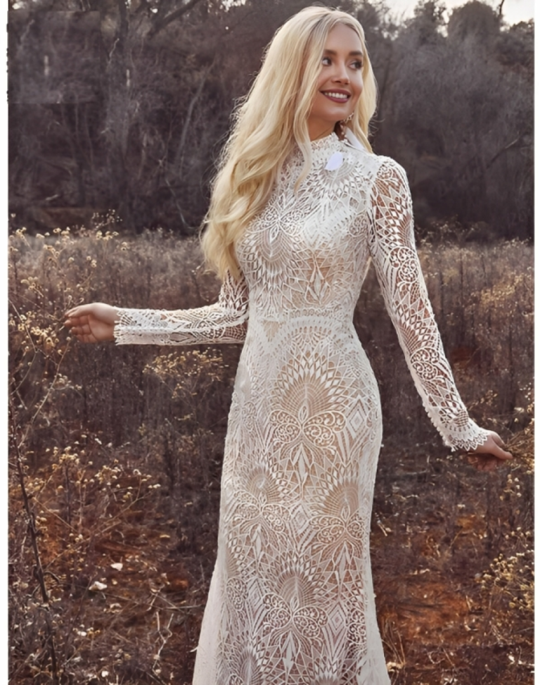 Boho wedding dress