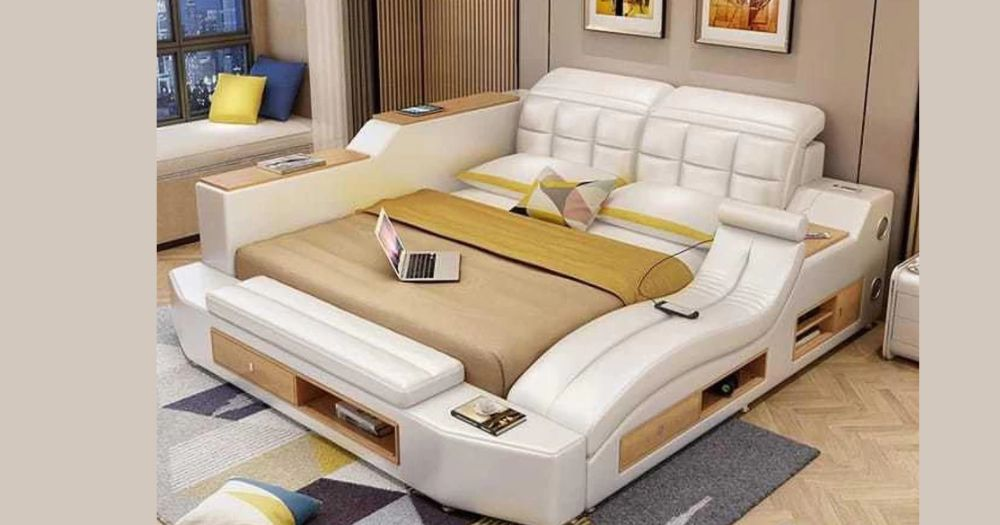 ALISHAANK Handicraft Smart Bed