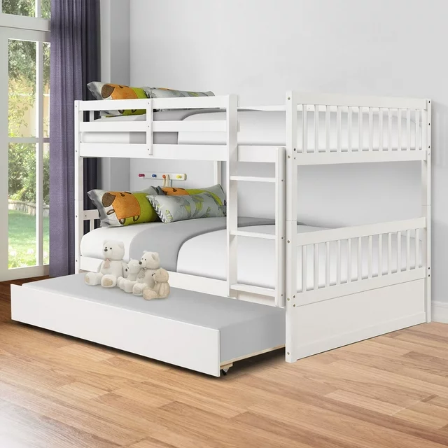 bunk bed for kids - with trundle