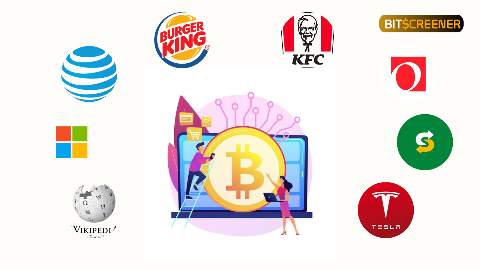 Major companies accept Bitcoin as payment