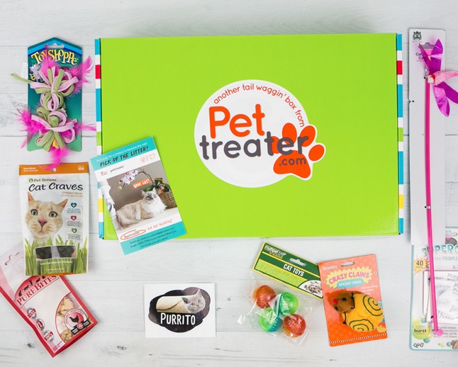 Pet Treater Box: An affordable option that includes a variety of toys, treats, and accessories