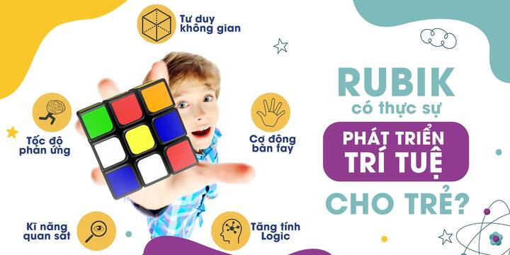 Chơi Rubik - Một Cách Tuyệt Vời để Phát Triển Trí Tuệ ở Trẻ Em