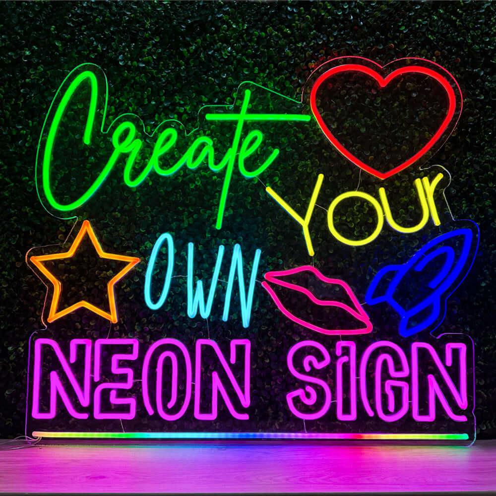 Custom Neon Sign - Online Editor - Made in London - Create Your Own LE