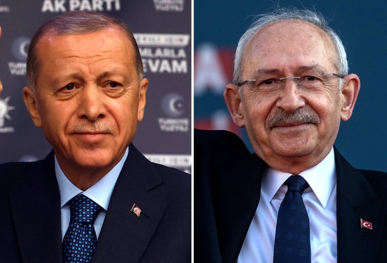 Recep Tayyip Erdoğan and Kemal Kilicdaroglu 