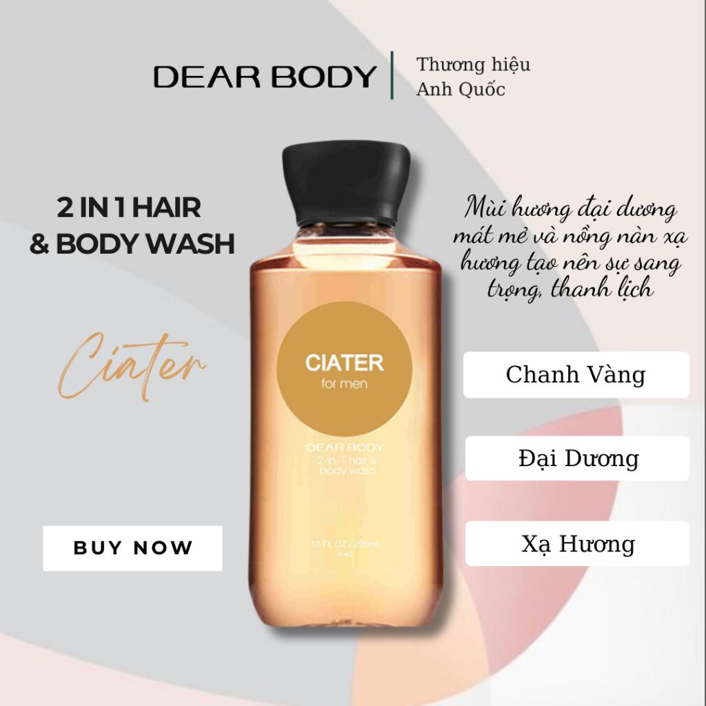 Ciater hương thơm nam tính, thu hút mọi ánh nhìn