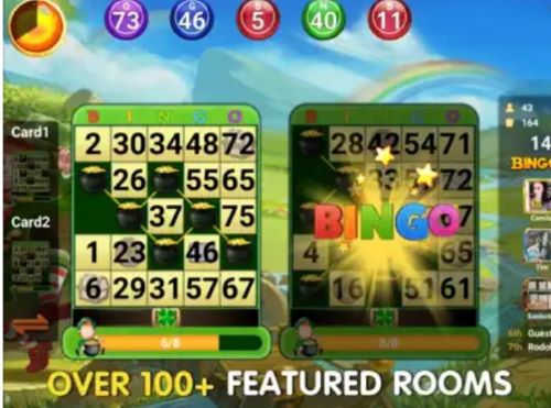 Bingo Smash - Lucky Bingo Travel app has over 100 featured rooms to play in. 
