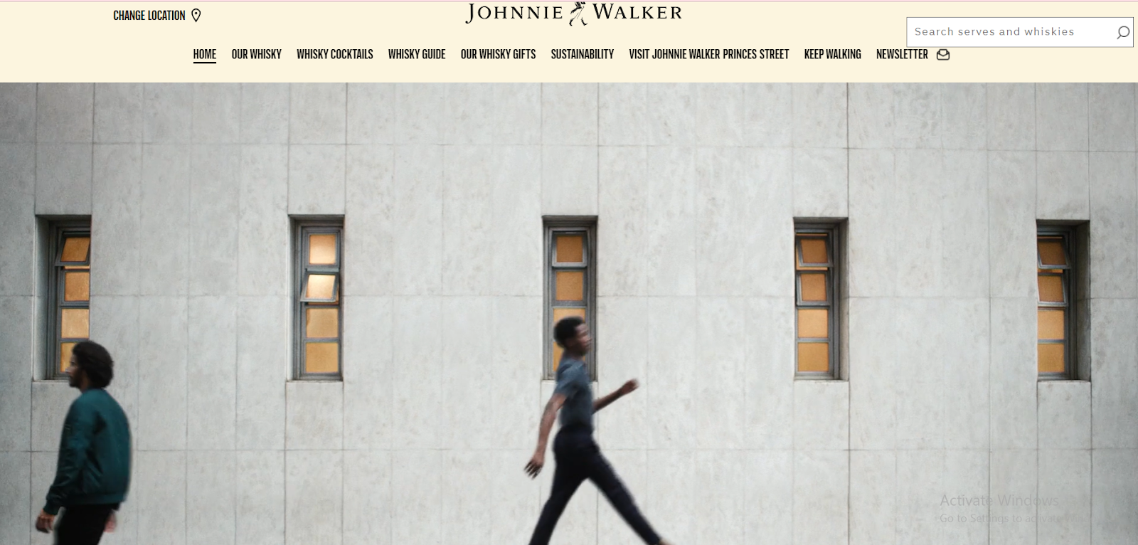 video as background image css example from johnnie walker