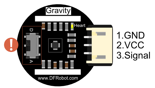 SEN0203 Heart Rate Monitor Sensor for Arduino Board Overview