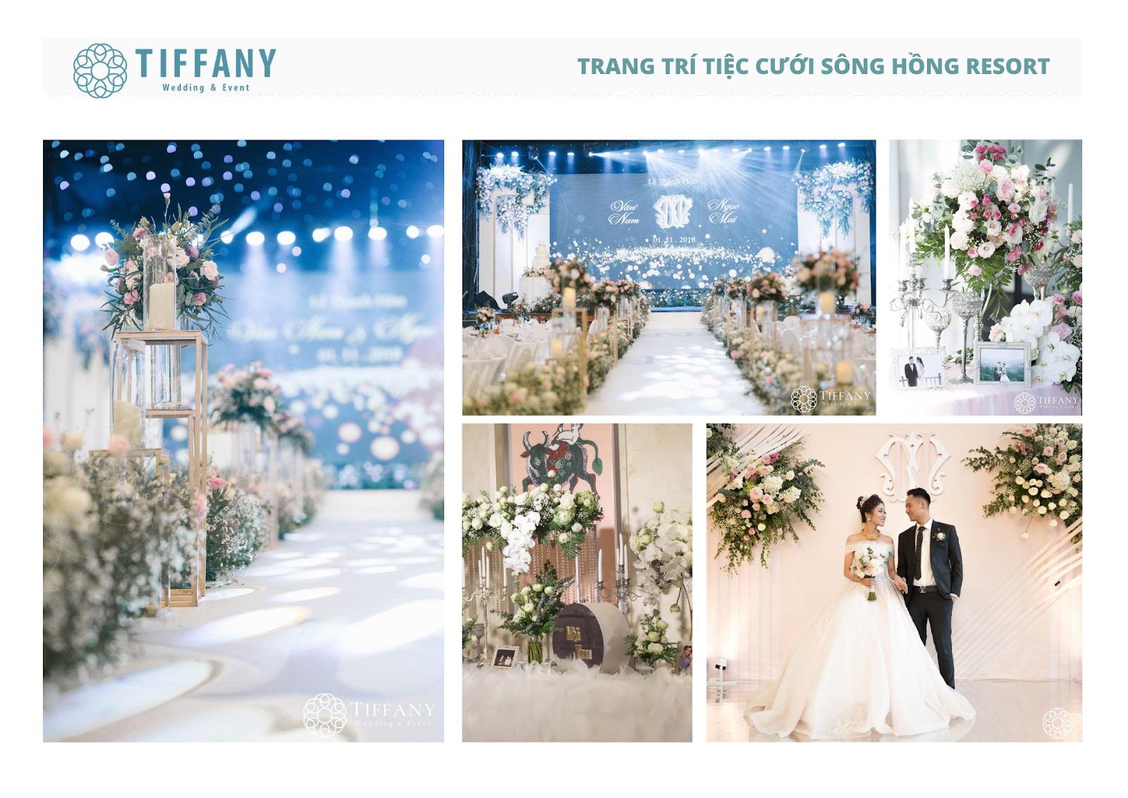 Tiffany - Thương hiệu tổ chức và trang trí tiệc cưới – sự kiện cao cấp HÀNG ĐẦU tại Việt Nam