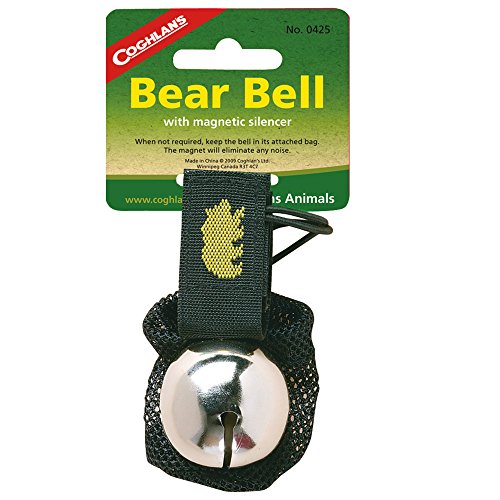 5.กระดิ่งไล่หมีสำหรับเดินป่า Coghlan’s 2-Pack Bear Bell with Magnetic Silencer