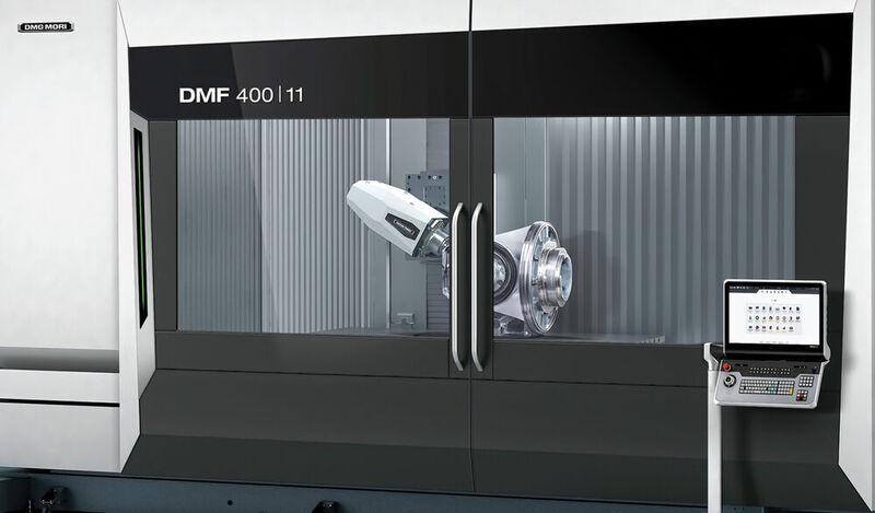 The new DMF 400|11 travelling-column, 4/5-axis machining centre from DMG Mori.