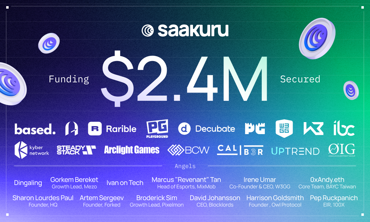 Saakuru Labs Raises $2.4 Million to Boost Saakuru Protocol’s Adoption