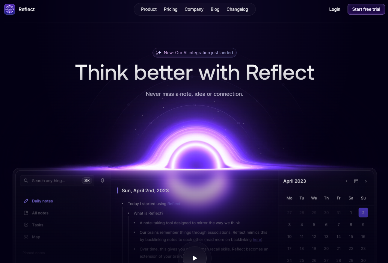 Reflect: Think better with Reflect