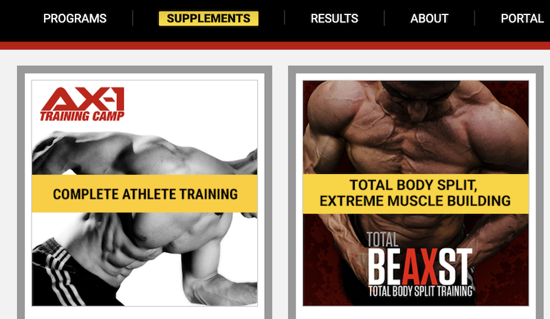 AthleanX fitness training courses. 