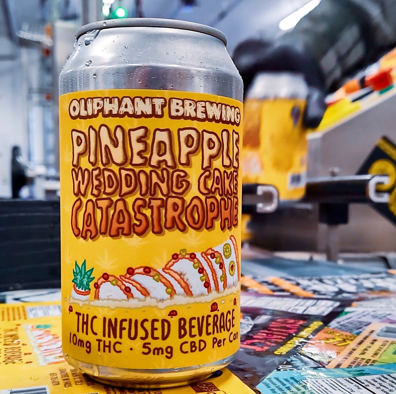 Oliphant Brewing Co Pineapple Wedding Cake Catastrophe