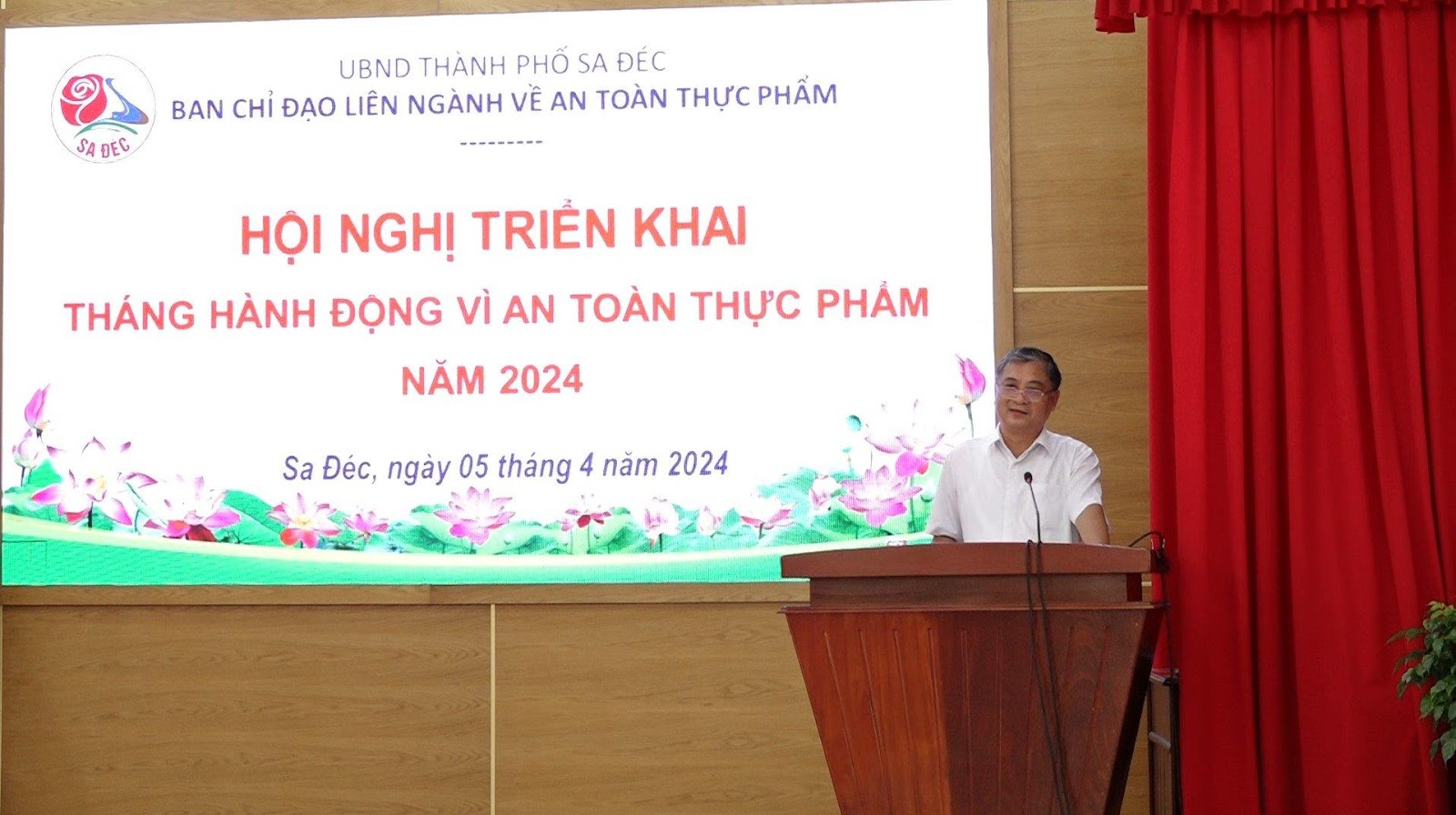 Thành phố Sa Đéc tổ chức Hội nghị triển khai “Tháng hành động vì an toàn thực phẩm” năm 2024