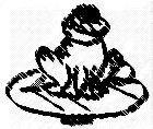 Image result for FROG ON LEAF  black and white clip art