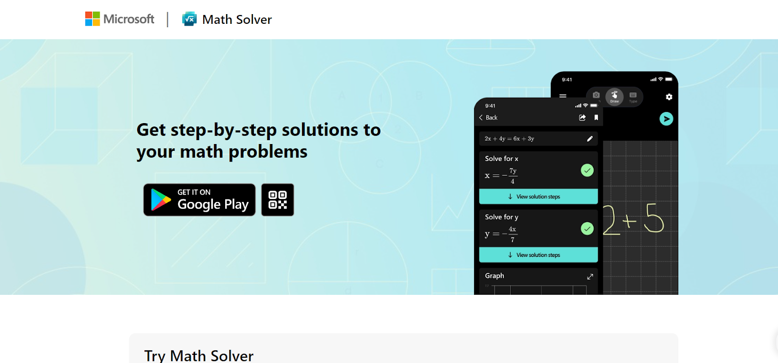 Microsoft Math Solver - AI-Powered Math Problem Solving