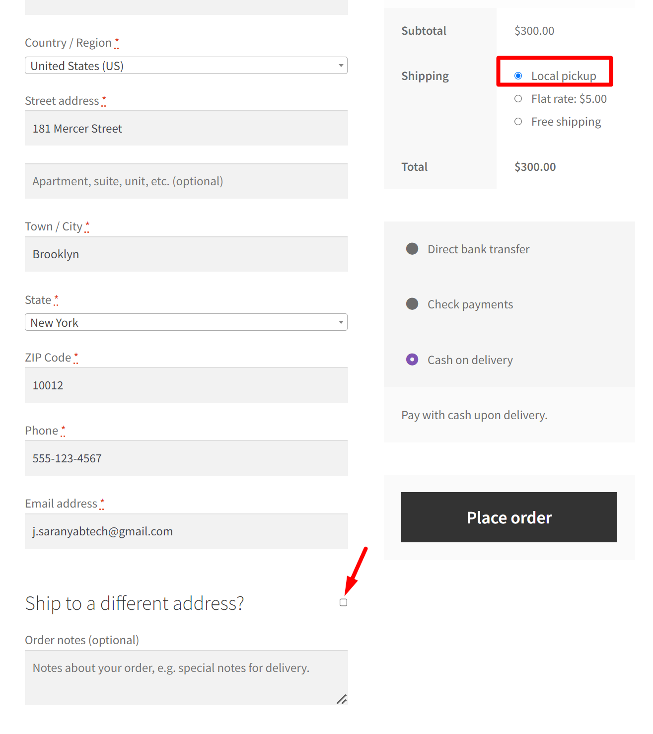How to Enable 'Ship to Different Address' with Free Shipping and Flat Rate in WooCommerce? - Tyche Softwares