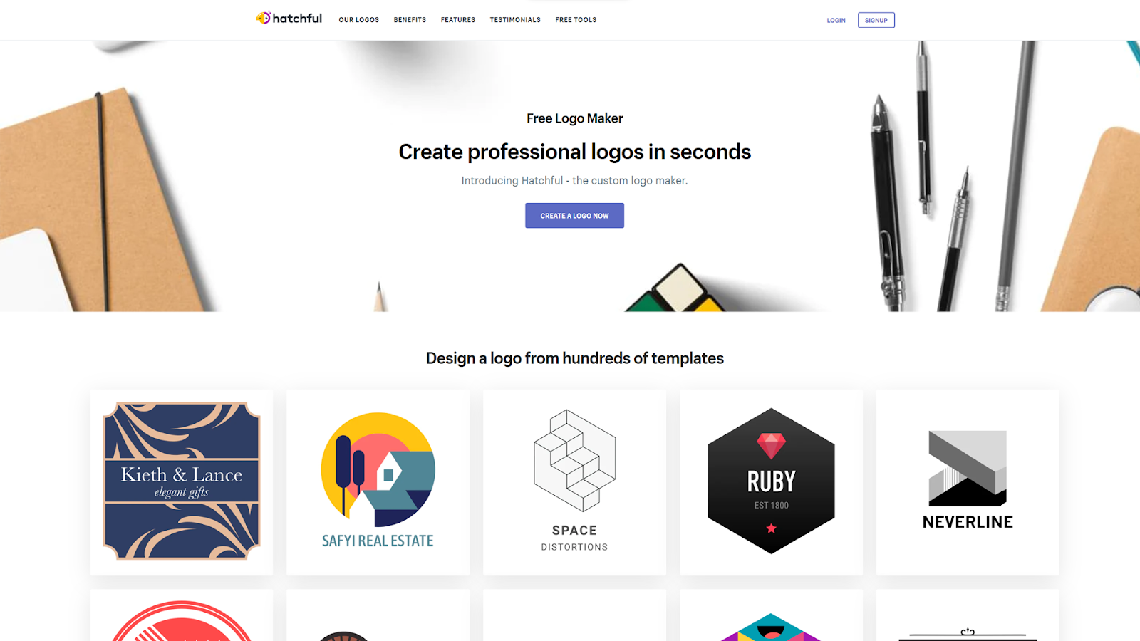 hatchful by shopify homepage