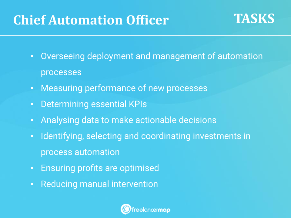 Responsibilities Of A Chief Automation Officer