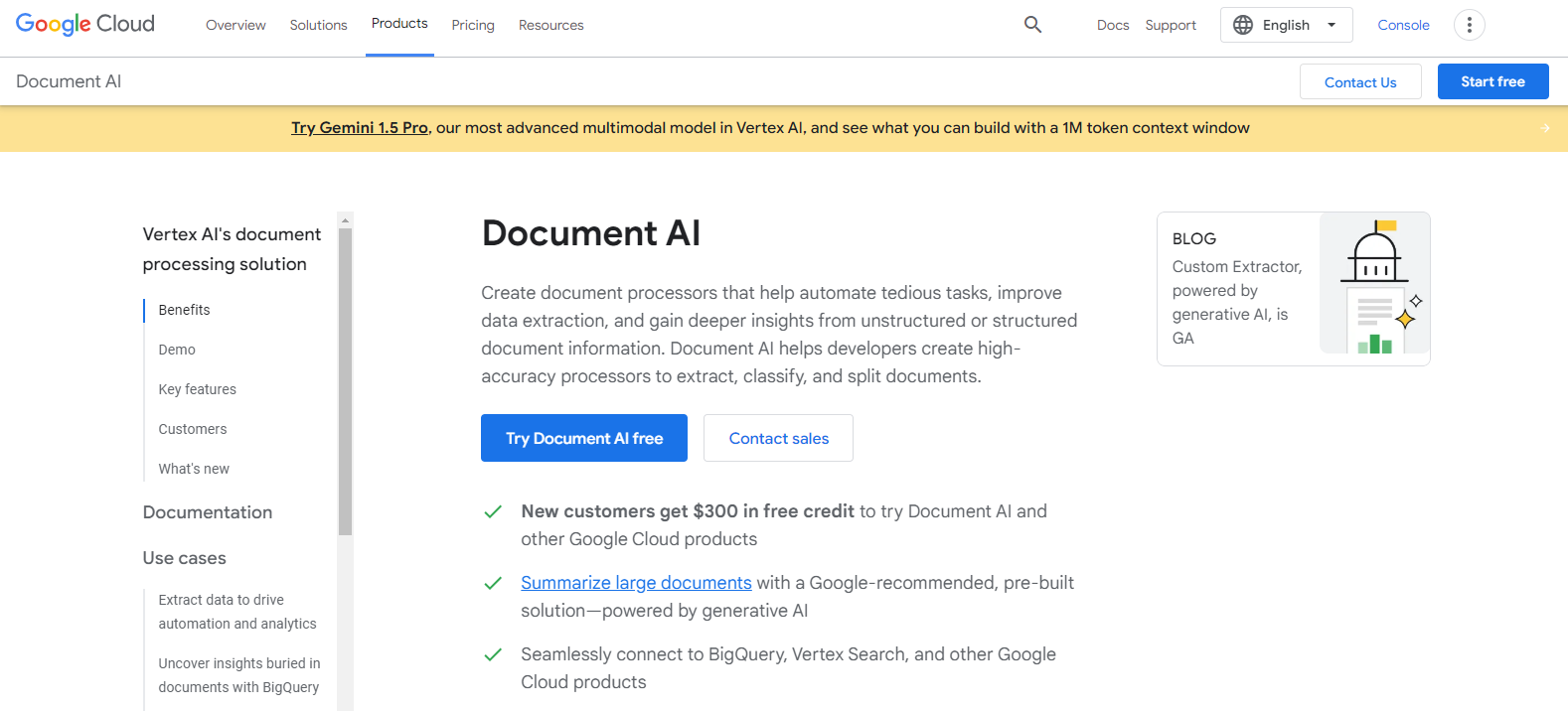 Google Cloud Document AI