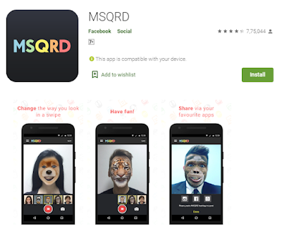 MSQRD avatar maker app