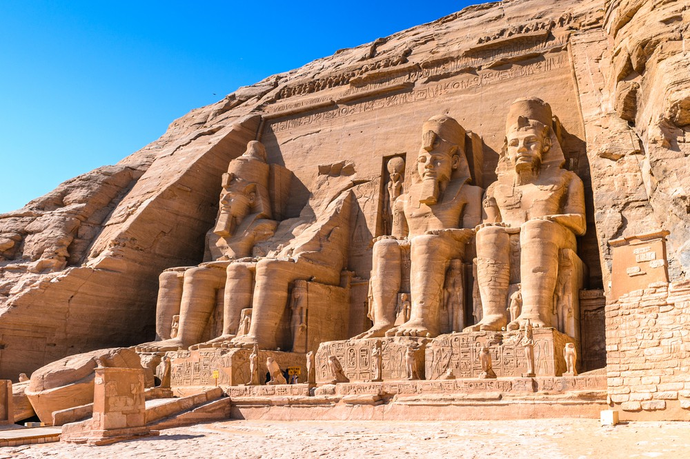 Exterior carving at Abu Simbel, Egypt