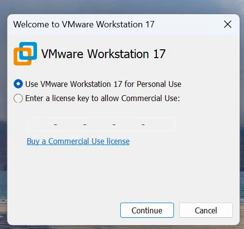 VMware Workstation Pro and Fusion Free for Personal Use