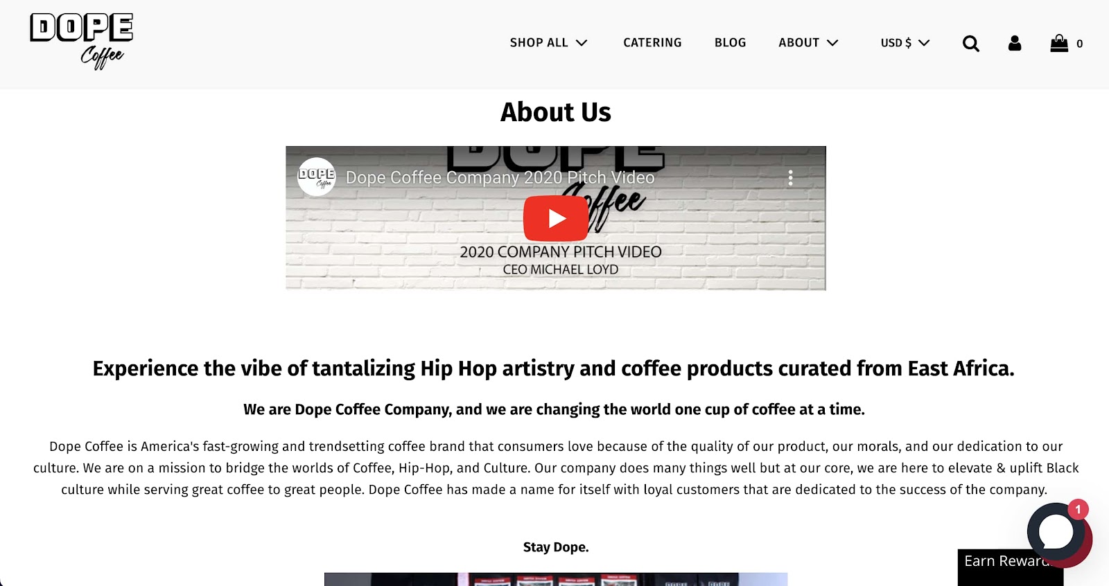 Dope Coffee Company Profile