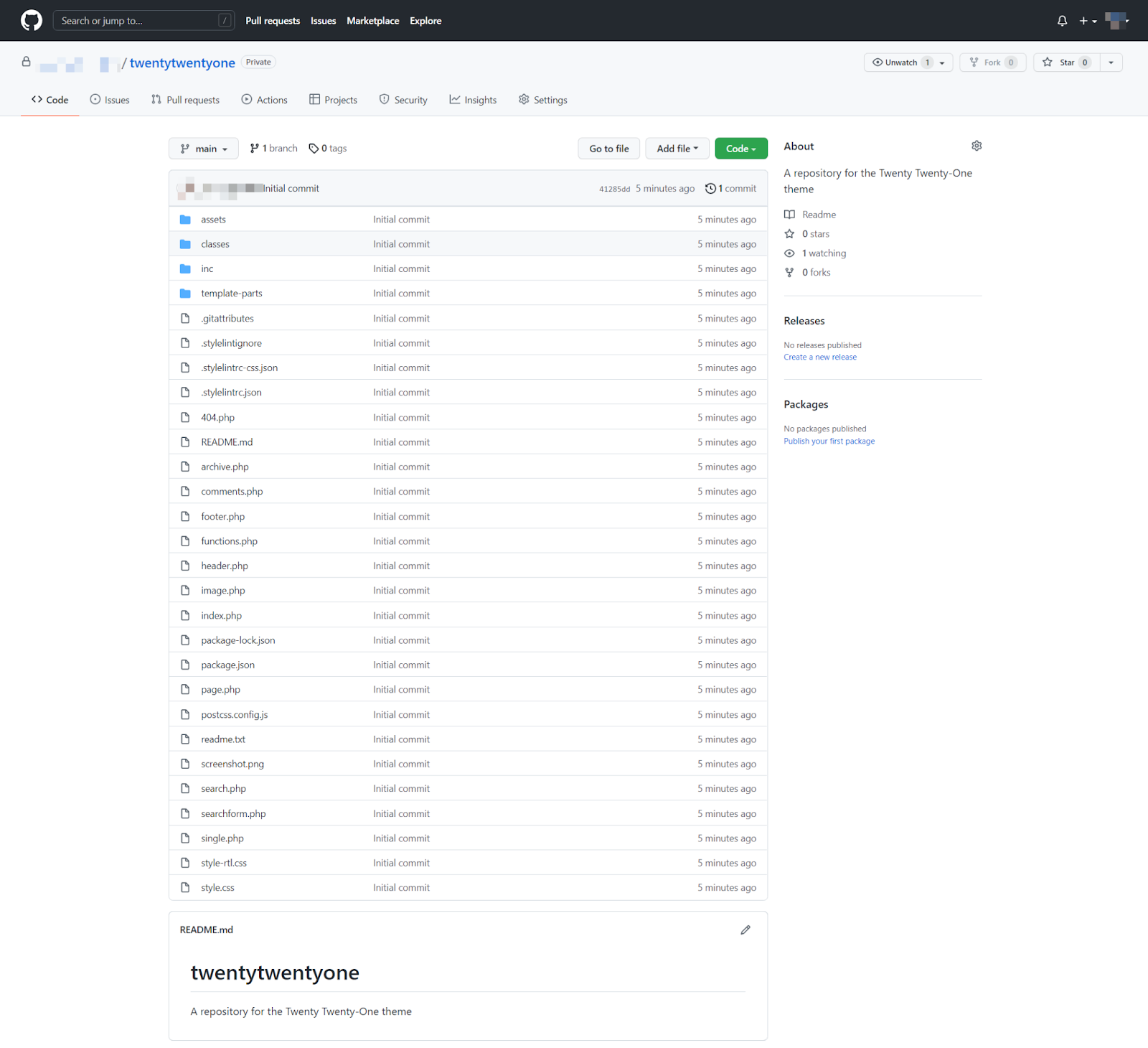 github wordpress publish