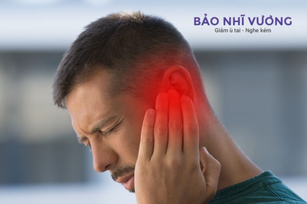 cảm giác tai bị nặng