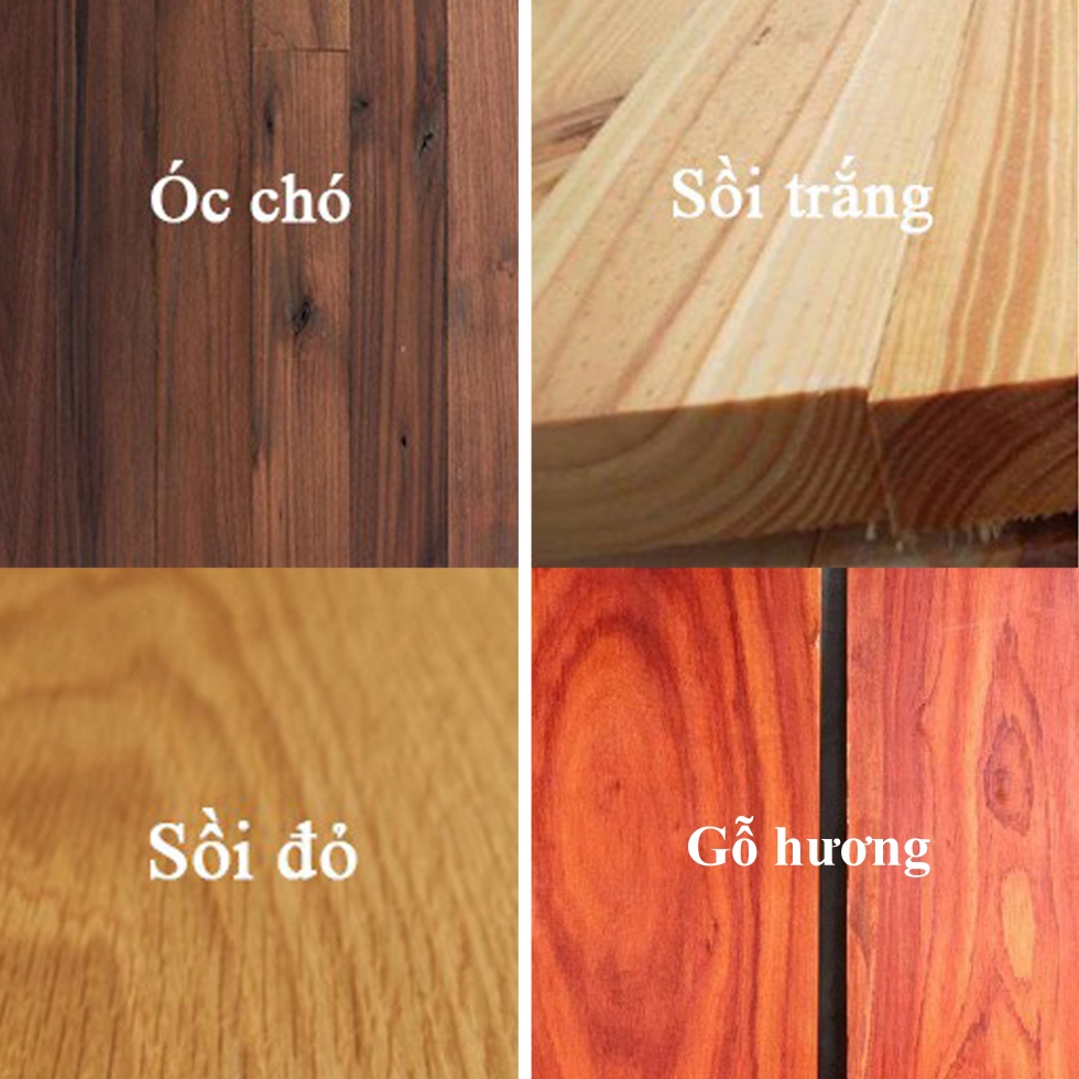 Một số loại gỗ được sử dụng tại Đào Gia