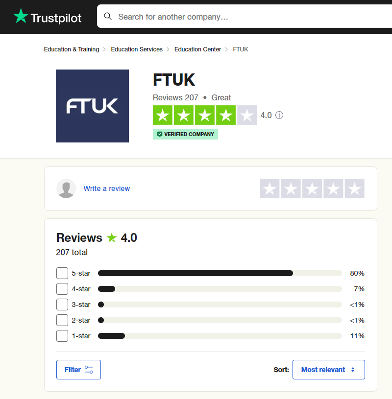 FTUK reviews