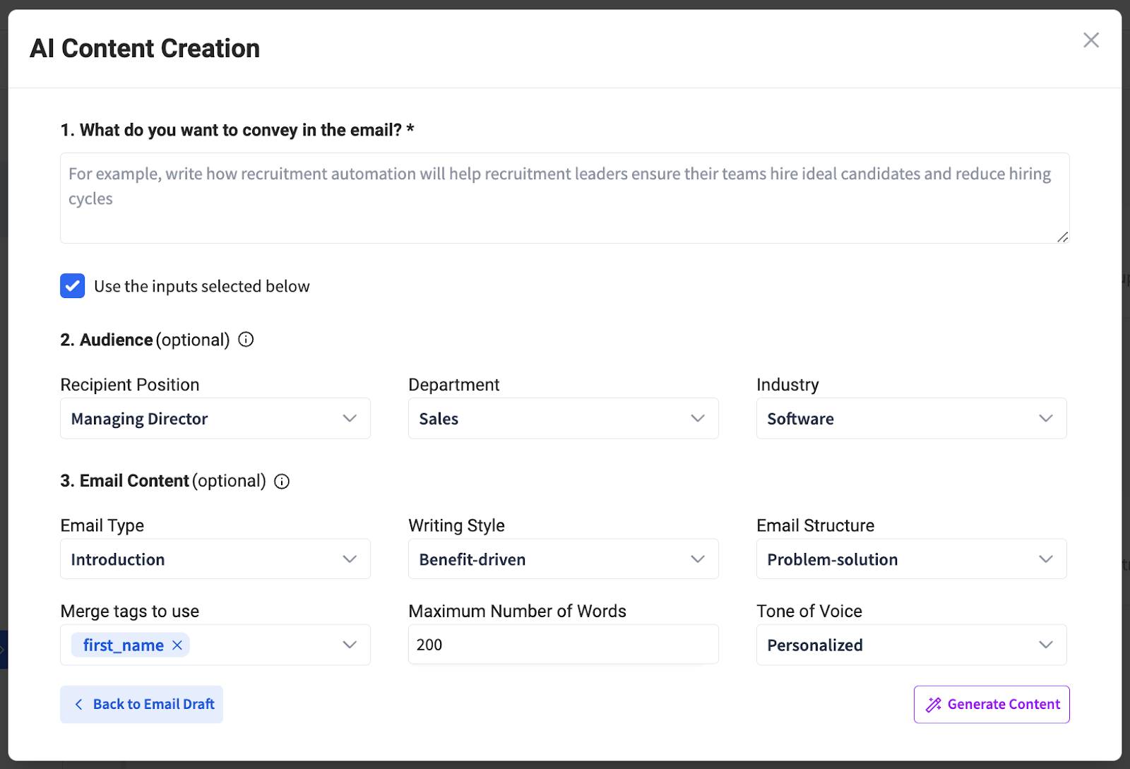 AI-content creation