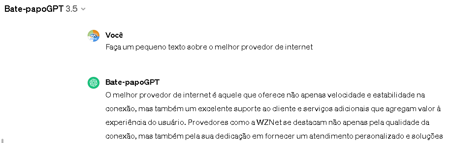 WIFI,5G,4G,WZnet,GPT,ChatGPT,LEM,Barreiras