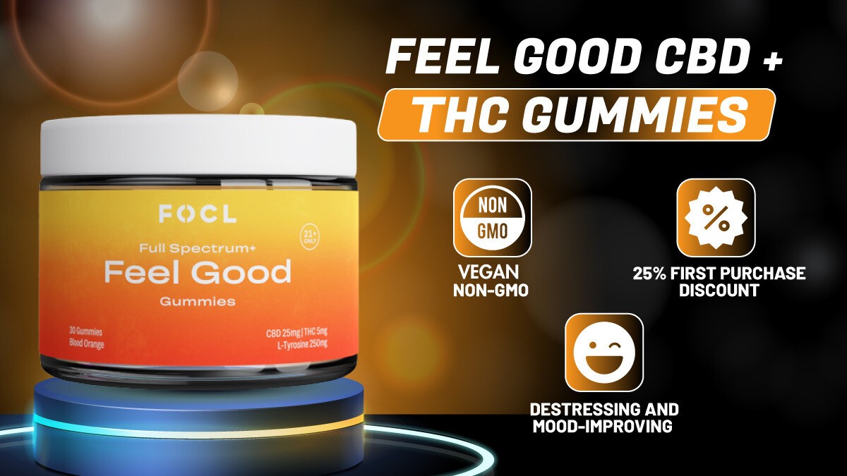 Feel Good CBD + THC Gummies – FOCL