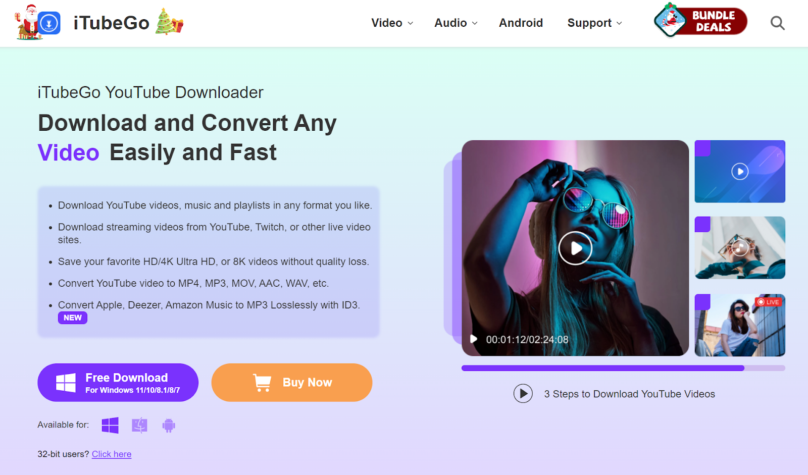iTubeGo - paid YouTube to mp4 conveter 